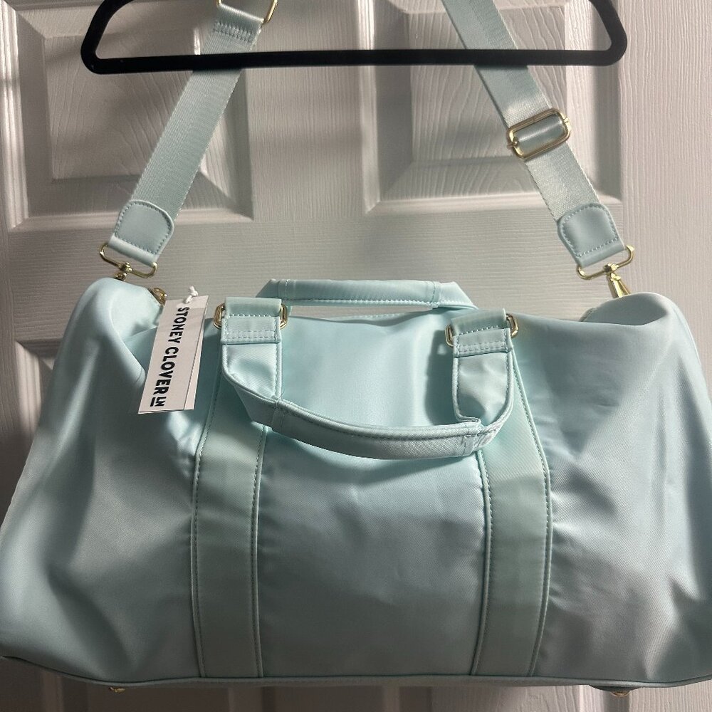 Stoney Clover Lane Classic Mini Duffle Bag Sky (blue) NWT
